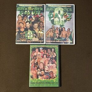 Set Of 3 MCW Wrestling DVDs Shane Shamrock Cup 2006 & VII Day 1 & 2 Rare Vintage